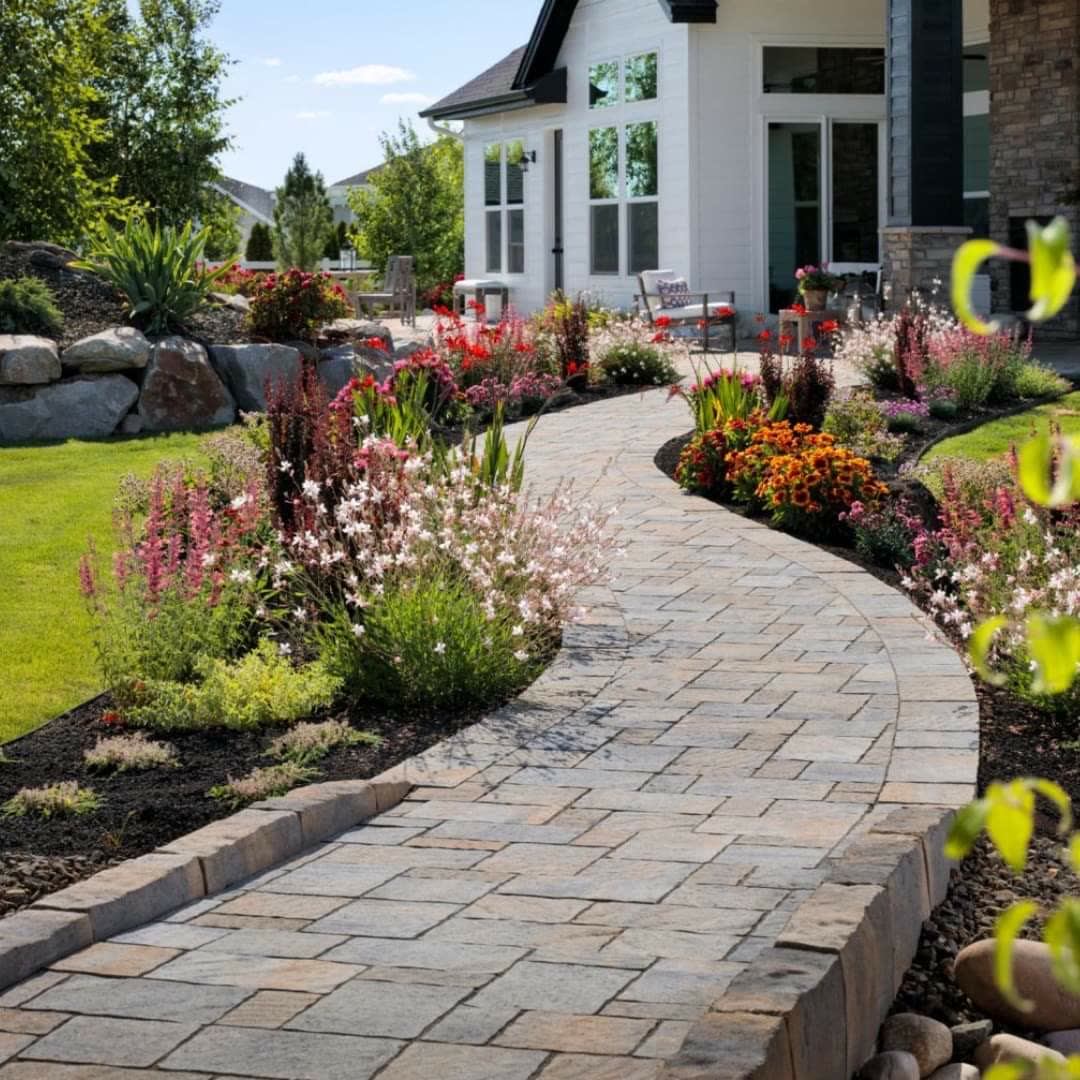 GOAT Hardscape project, manicured MetroWest property